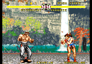 Fighter's History Dynamite screenshot 2 for Neo Geo CD